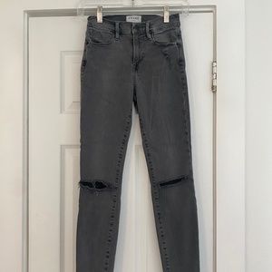 Frame Grey Distressed Jeans